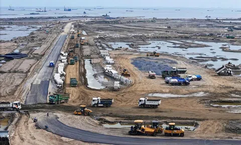 Tiến độ mới nhất tại siêu dự án đô thị 2.870 ha của Vingroup ở Cần Giờ: Sắp hoàn thành khâu san lấp