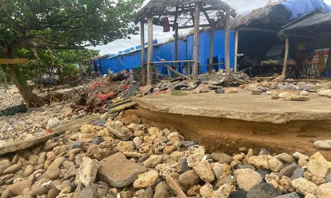 Quảng Ngãi báo cáo công tác ứng phó và thiệt hại do bão số 13 với Phó Thủ tướng Trần Hồng Hà