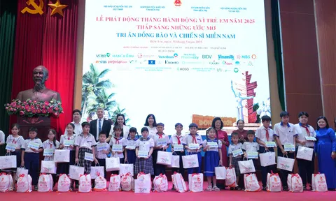 Bến Tre: Tiếp nhận hơn 2,8 tỷ đồng hỗ trợ trẻ em có hoàn cảnh khó khăn