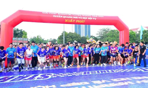 Ngàn bước chân hội tụ, triệu cảm hứng lan tỏa tại giải Marathon Tuyên Quang