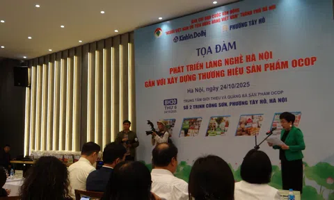 Nâng tầm giá trị truyền thống trong kỷ nguyên mới trong “Phát triển làng nghề Hà Nội gắn với xây dựng thương hiệu sản phẩm OCOP”