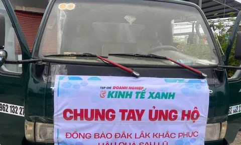 Tạp chí Doanh nghiệp và Kinh tế xanh phát động ủng hộ đồng bào bị lũ lụt