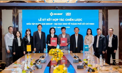 Sun Group ký kết hợp tác chiến lược với Đại học Kinh tế TP.HCM phát triển nguồn nhân lực chất lượng cao