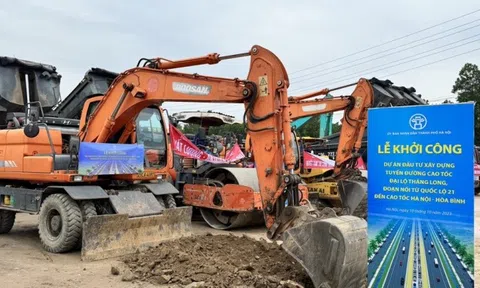 Hà Nội: Khởi công tuyến đường nối cao tốc Đại lộ Thăng Long đến cao tốc Hòa Lạc - Hòa Bình