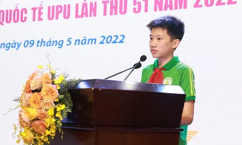 Toàn văn Bức thư đạt giải nhất UPU lần thứ 51 năm 2022