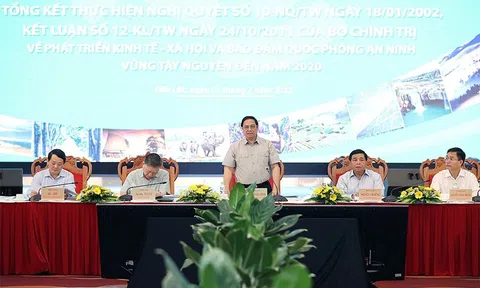 Thủ tướng Phạm Minh Chính: Tây Nguyên phải phát triển kinh tế xanh, kinh tế tuần hoàn