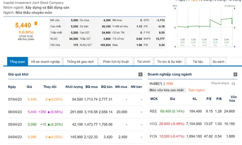 HoSE đưa cổ phiếu của Công ty Cổ phần Đầu tư iCapital vào diện cảnh báo