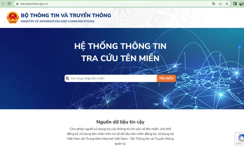 Phòng ngừa lừa đảo trên mạng qua việc tra cứu xác thực tên miền