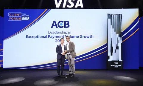 ACB được Visa vinh danh với 9 giải thưởng quan trọng