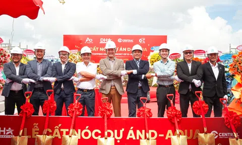 DHA Corporation cất nóc Dự án D-Aqua, hẹn ngày về đích sớm cho khách hàng