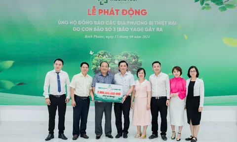 Tập đoàn Trường Tươi quyên góp 2 tỷ đồng ủng hộ đồng bào các địa phương bị thiệt hại do bão Yagi