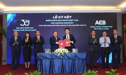 ACB và Đại học Quốc gia TP.HCM ký kết thỏa thuận hợp tác chiến lược