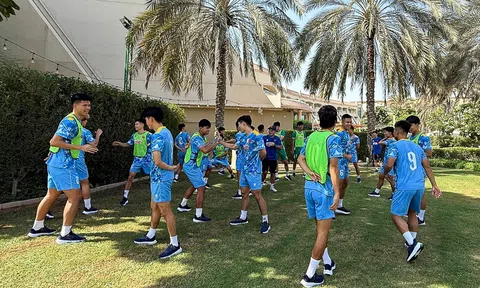 Đội tuyển U23 Việt Nam tập luyện tại Abu Dhabi, sẵn sàng cho trận giao hữu đầu tiên với U23 Qatar