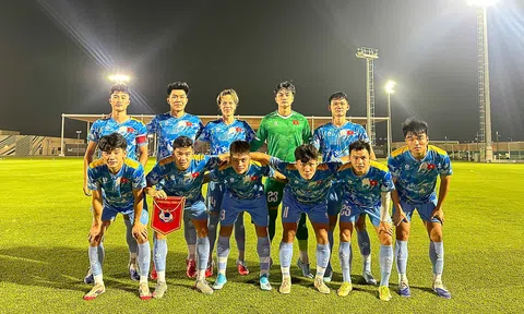 Đội tuyển U23 Việt Nam đá trận giao hữu đầu tiên với U23 Qatar