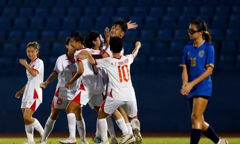 U17 nữ Việt Nam khởi đầu thuận lợi bằng chiến thắng ấn tượng trước U17 nữ Guam