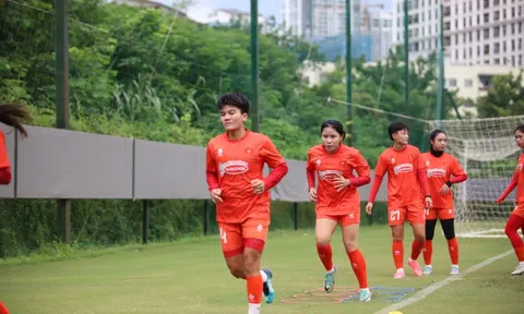 Đội tuyển nữ Việt Nam tích cực luyện tập nâng cao thể lực, kết hợp kỹ chiến thuật