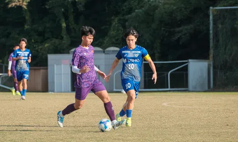 Đội tuyển U17 Việt Nam thắng trận đầu tiên trong chuyến tập huấn tại Nhật Bản