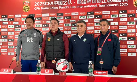 Họp báo trước thềm giải giao hữu quốc tế CFA Team China Panda Cup 2025