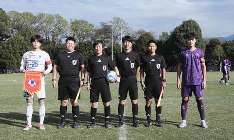 Đội tuyển U17 Việt Nam hòa trong trận đấu tập thứ hai tại Nhật Bản