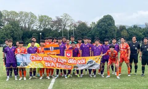 U17 Việt Nam hoàn tất trận giao hữu thứ ba trong chuyến tập huấn tại Nhật Bản