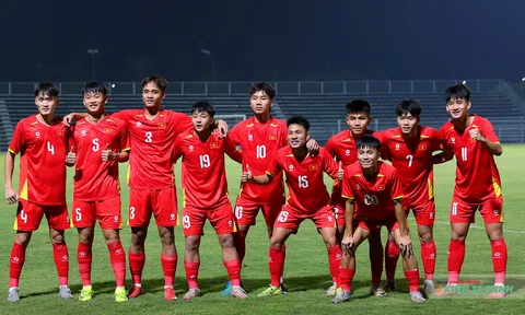 U17 Việt Nam "đè bẹp" U17 Quần đảo Bắc Mariana để vươn lên dẫn đầu bảng