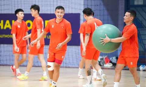 Đội tuyển futsal Việt Nam tích cực luyện tập, chuẩn bị cho SEA Games 33