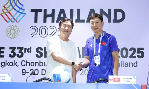 Họp báo trước thềm các trận đấu tại Bảng B, môn bóng đá nam SEA Games 33