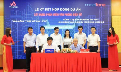 MobiFone chung tay đẩy mạnh Chuyển đổi số cùng VNSTEEL