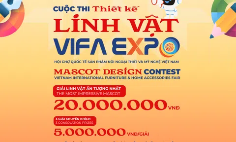 Cuộc thi Thiết kế Linh vật VIFA EXPO: Giải thưởng hấp dẫn, mang bản sắc dân tộc, tinh thần đổi mới