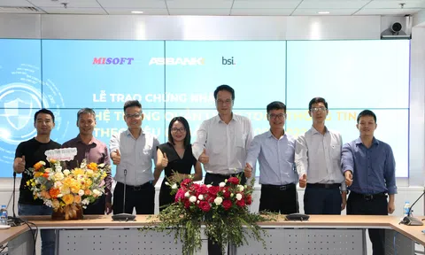 ABBank là ngân hàng đầu tiên đạt chứng nhận ISO 27001:2022 về an toàn thông tin