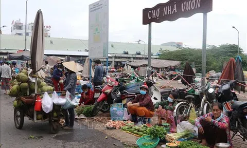 Dịch COVID-19: Nhiều chợ ở Đồng Tháp đã hoạt động trở lại