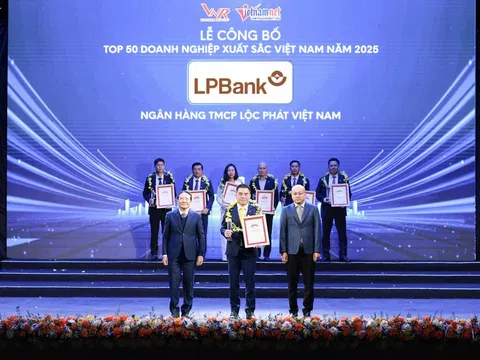 Gia nhập Top 50 Doanh nghiệp xuất sắc Việt Nam, LPBank củng cố vị thế trên thị trường tài chính
