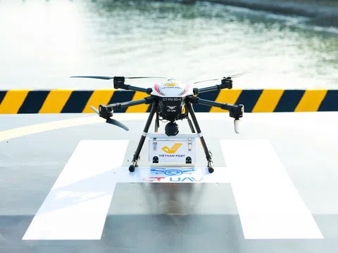 Thành phố đầu tiên ở ASEAN bay biển giao hàng bằng UAV