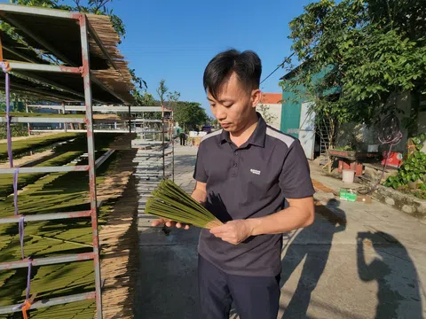 Nhang sạch đạt chuẩn OCOP 4 sao góp phần nâng tầm dược liệu địa phương