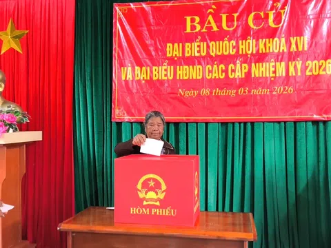 Quảng Trị: Bầu cử sớm ở các bản vùng sâu của xã biên giới Trường Sơn