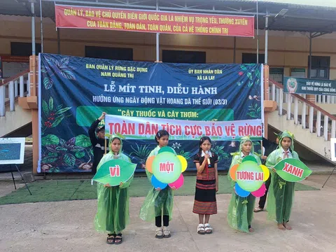 Quảng Trị: Tổ chức mít tinh hưởng ứng Ngày Động vật hoang dã thế giới năm 2026