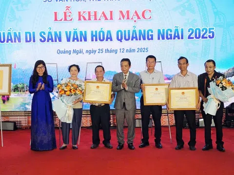 Khai mạc Tuần Di sản văn hóa Quảng Ngãi 2025: Kết nối di sản – Viết tiếp tương lai