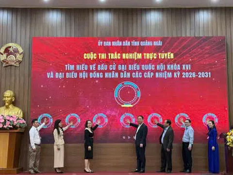 Quảng Ngãi phát động cuộc thi trực tuyến tìm hiểu bầu cử Quốc hội và HĐND nhiệm kỳ 2026–2031