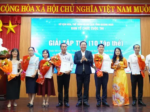 Quảng Ngãi: Trao giải cuộc thi trực tuyến tìm hiểu về bầu cử đại biểu Quốc hội khóa XVI và đại biểu HĐND các cấp nhiệm kỳ 2026 - 2031