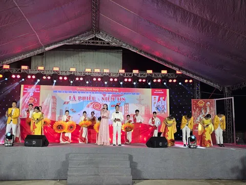 Đà Nẵng: Sôi nổi chương trình tuyên truyền bầu cử tại xã Thăng Điền