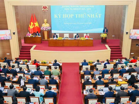 Ông Nguyễn Hoàng Giang tái đắc cử Chủ tịch UBND tỉnh Quảng Ngãi