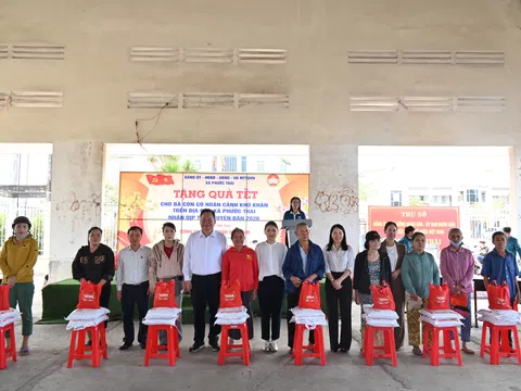 Vedan Việt Nam: trao hơn 1.000 phần quà Tết Bính Ngọ 2026 cho hộ gia đình khó khăn