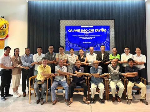 Cà phê Báo chí Tây Đô kết nối doanh nghiệp