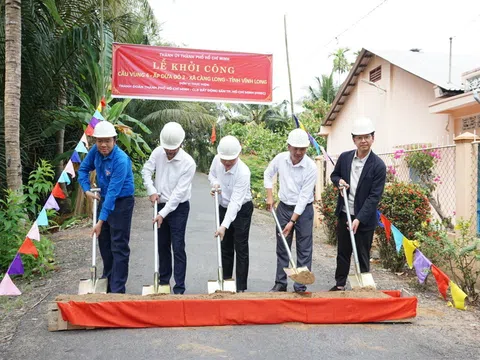 Khởi công Cầu Vùng 4 tại Vĩnh Long, tăng cường kết nối giao thông vùng