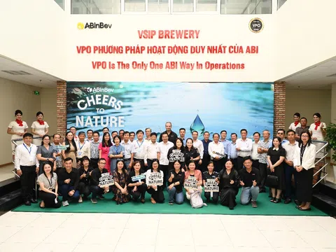AB lnBev Việt Nam thúc đẩy hành động vì nguồn nước bền vững