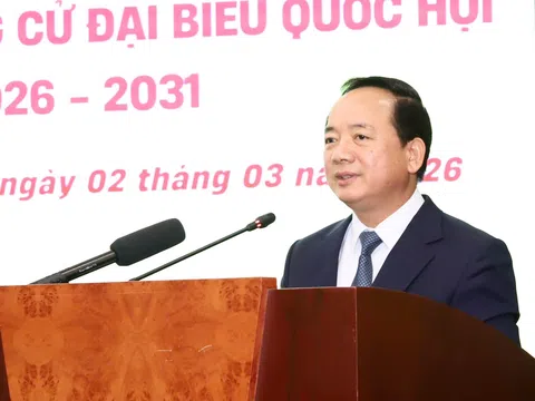 Trưởng ban Tuyên giáo và Dân vận Trung ương Trịnh Văn Quyết tiếp xúc cử tri, vận động bầu cử tại đơn vị số 3