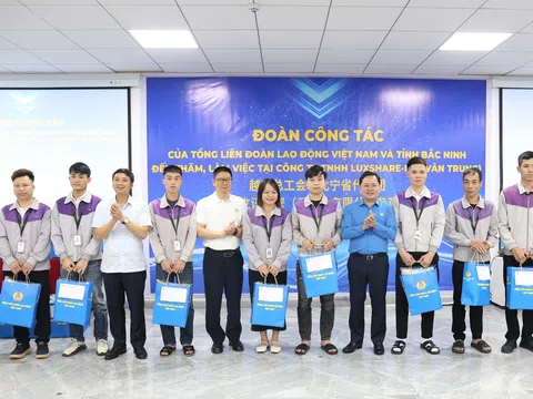 Tổng Liên đoàn Lao động Việt Nam làm việc tại Luxshare – ICT Bắc Ninh: Gỡ khó hạ tầng, nâng tầm phúc lợi cho người lao động