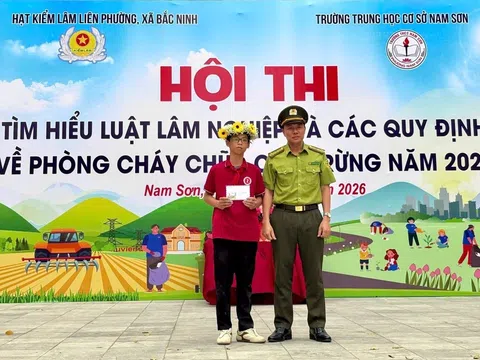 Bắc Ninh: Hơn 1.000 học sinh tham gia hội thi tìm hiểu Luật Lâm nghiệp