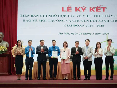 Quỹ Vì tương lai xanh cùng Đoàn Thanh niên Bộ Nông nghiệp & Môi trường chung tay thúc đẩy sáng kiến xanh