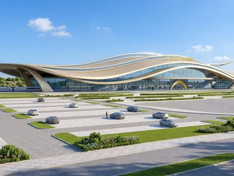 Hé lộ các hình ảnh đầu tiên của Hạ Long Station trong lòng Vinhomes Global Gate Hạ Long